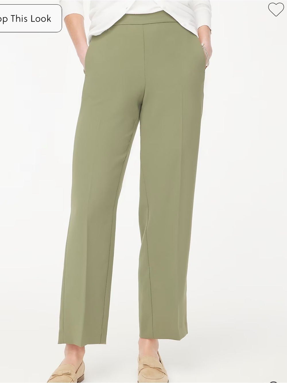 J. Crew Factory Olive Jamie Pant